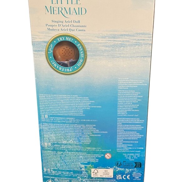 Disney Store Little Mermaid ARIEL LIVE ACTION Singing Doll HALLE BAILEY NEW 2023 - Picture 4 of 4